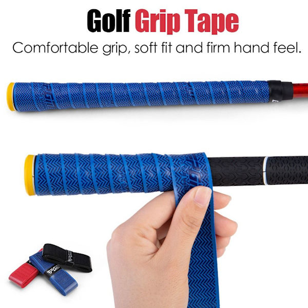 6 Stk Golf Grip Tape Innpakningstape BLÅ Blue