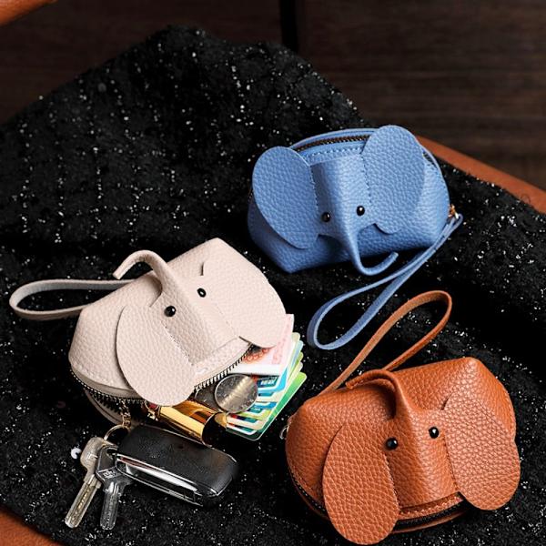 Elephant Wallet Key Bag BLÅ Blue