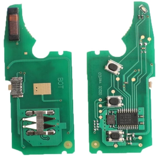 Fjärrstyrd bilnyckel Bilnyckel 433MHZ 3 KNAPP 433MHZ 3 KNAPP 433Mhz 3 button