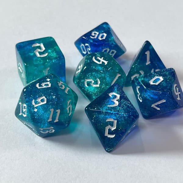 7 kpl/setti DND-noppaa Polyhedral Dice STYLE 6 STYLE 6 Style 6