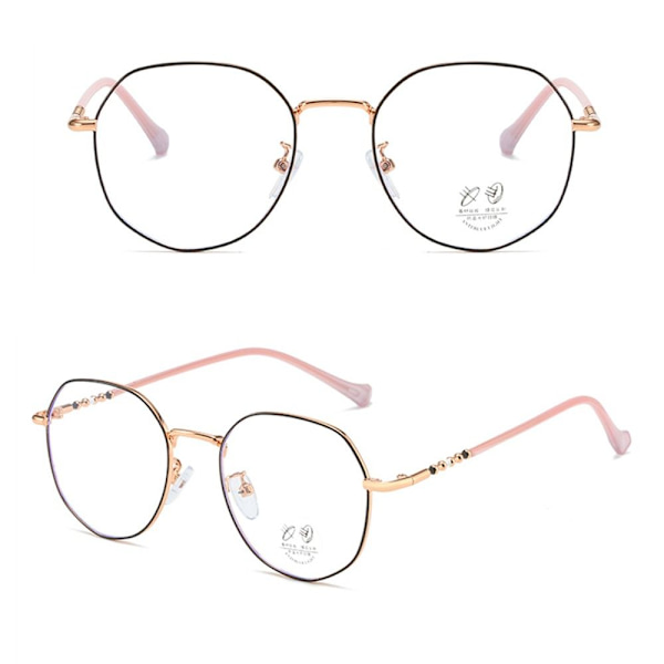 Anti-Blue Light Briller Overdimensjonerte briller ROSE GOLD ROSE GULD Rose gold