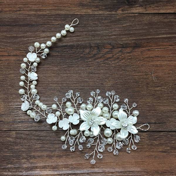 Crystal Pannband Rhinestone Hårband GULD gold
