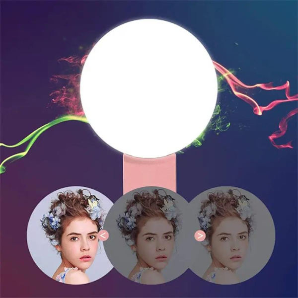 Selfie Ring Light Fyll Ring Light PINK pink