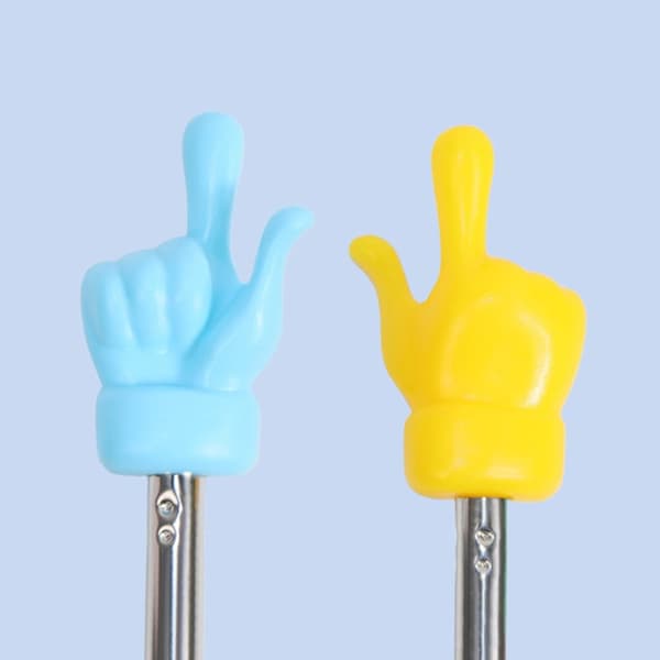 Fingerlesepinner Undervisningspinne GUL Yellow