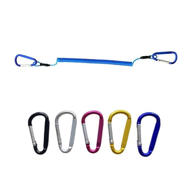 Fjädrande elastiska rep fiskelinor BLÅ 2.0M 2.0M Blue 2.0m-2.0m