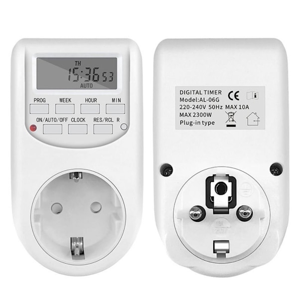 EU Plug Timer Switch Programmerbar EU Plug