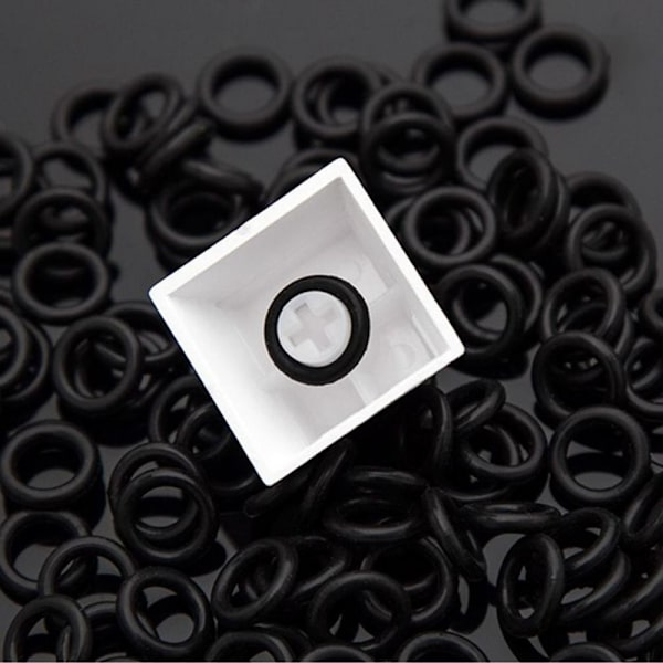 2Pack 108st/pack Tangentbord O Ring Switch Dämpare VIT VIT white