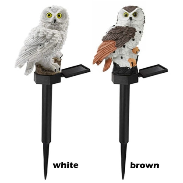 Led-lys Solar-lys BRUN brown