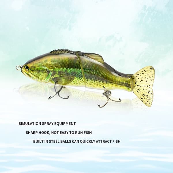 2 Section Minnow Baits -kalakoukut H H H
