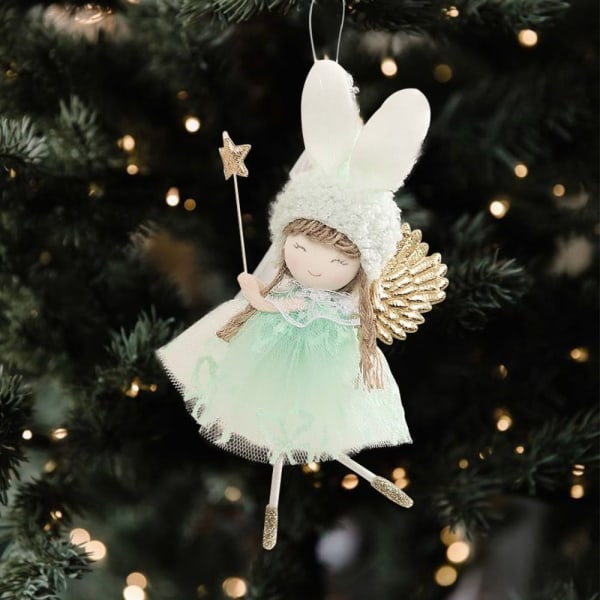 Angel Girl Doll Plyschleksaker GRÖN green