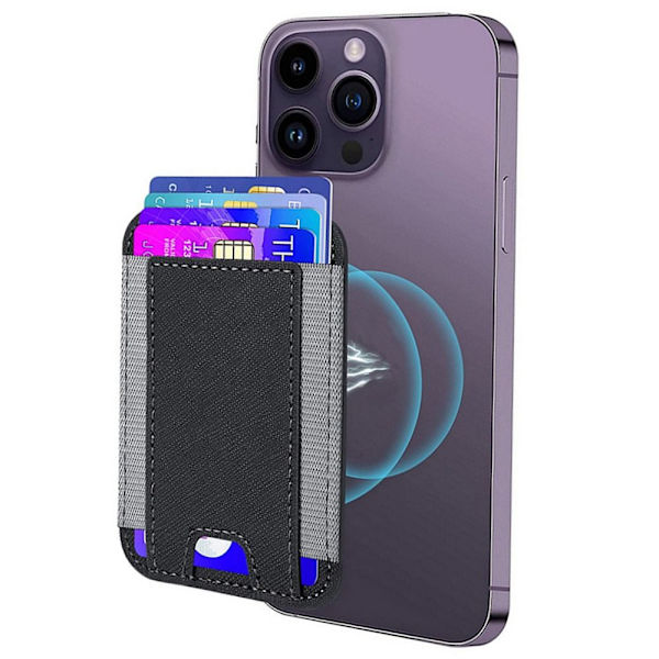Telefonpung etui Magnetisk pung SORT black