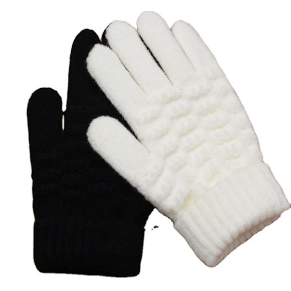 Höst Vinterhandskar Barn Baby Handskar VIT White