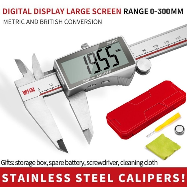 Digital Metal Caliper Vernier Calipers 300MM 300mm