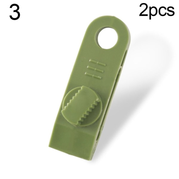 2 stk/2 sæt Tarp Clips Vindtæt Clip Hook 3 3 3