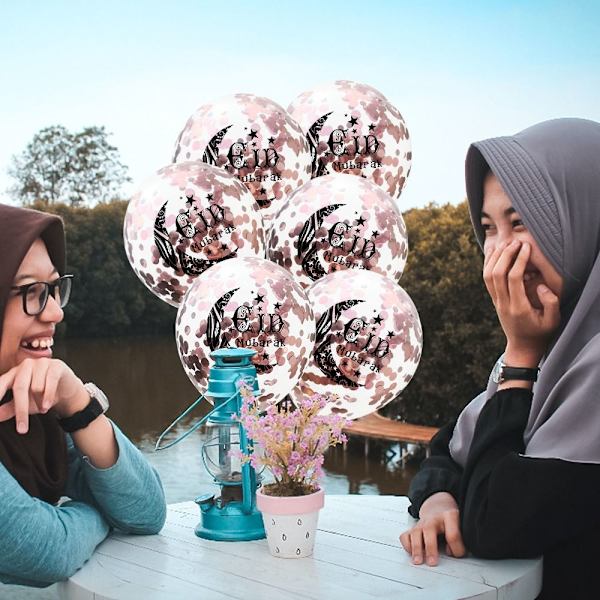 Eid Mubarak -ilmapallot Islami Muslimi Juhlakoristelu 07 07