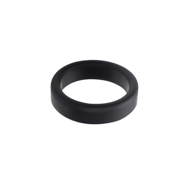 2 Stk Gummi Ring Bagasje Hjul Ring SORT SORT black