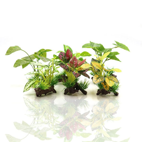 Fisketank Aquascape Ornamenter Simulering Plant Decoration C C C