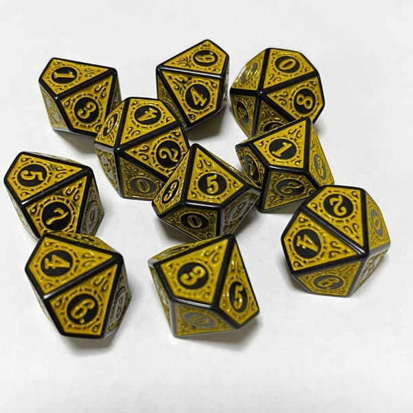 10 kpl set Noppapelit PUNAINEN red