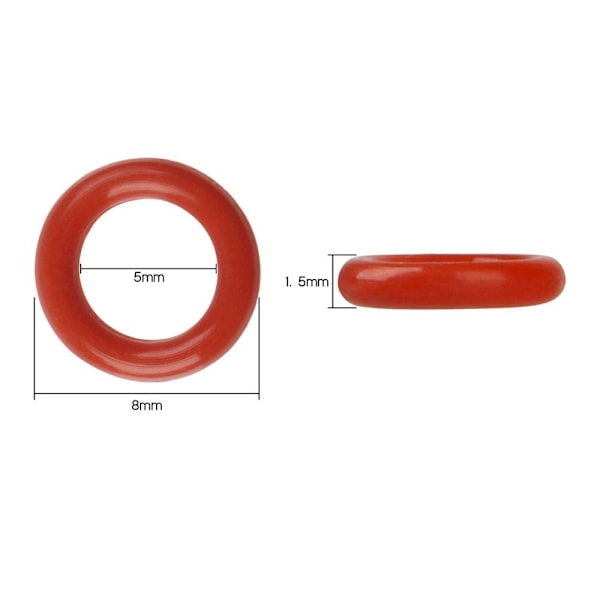 2Pack 108st/pack Tangentbord O Ring Switch Dämpare VIT VIT white