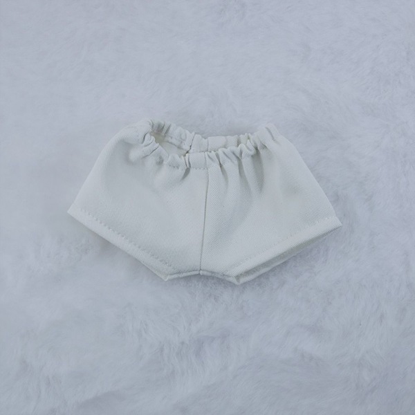 20 cm bomuldsdukkeshorts HVID white