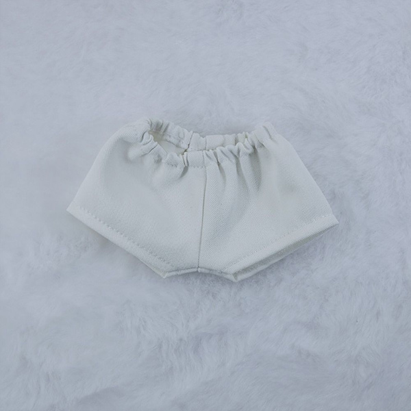 20 cm puuvillanukkeshortsit VALKOINEN white