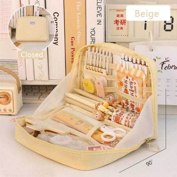 Kirkas Penaali Case BEIGE CANVAS CANVAS Beige Canvas-Canvas