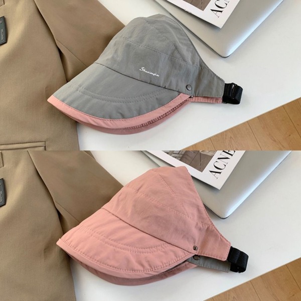 Sunblock Hat No Top Solhat GRÅ grey