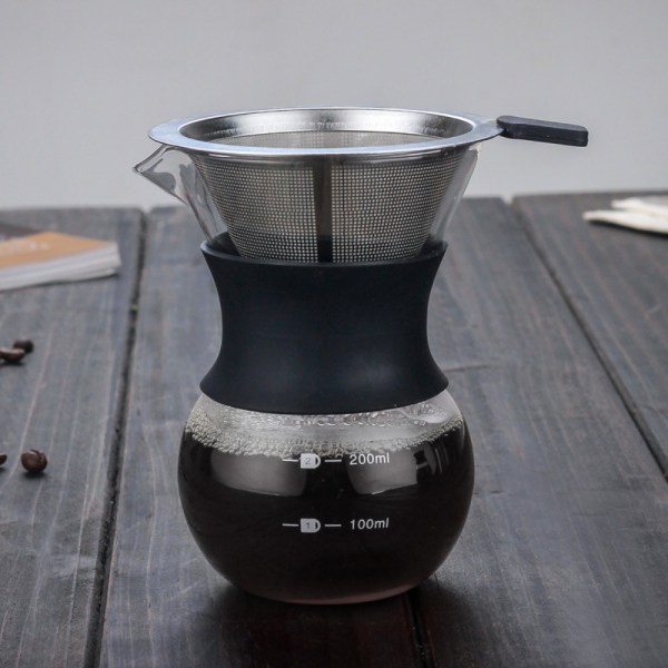 Håndbrygget Kaffekande Glas Kaffekande 200MLUDEN FILTER 200mlWithout filter