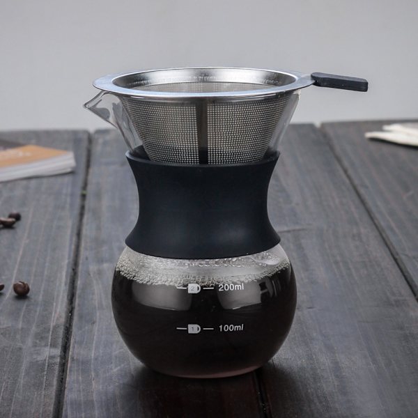 Håndbrygget Kaffekande Glas Kaffekande 400MLUDEN FILTER 400mlWithout filter