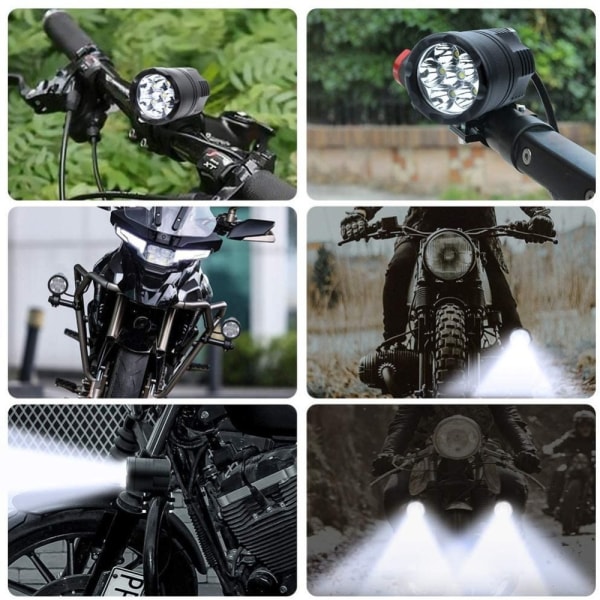 LED Forlygte Motorcykel Køre Spotlight Forlygte