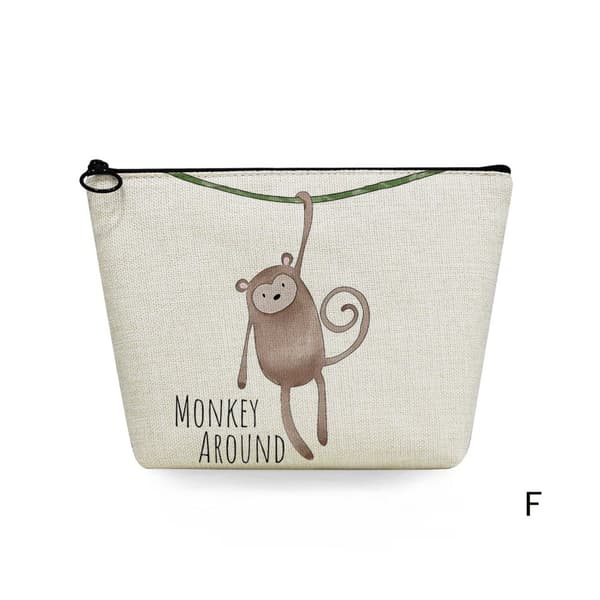 Animal Prints Bag Kosmetisk Bag E E E