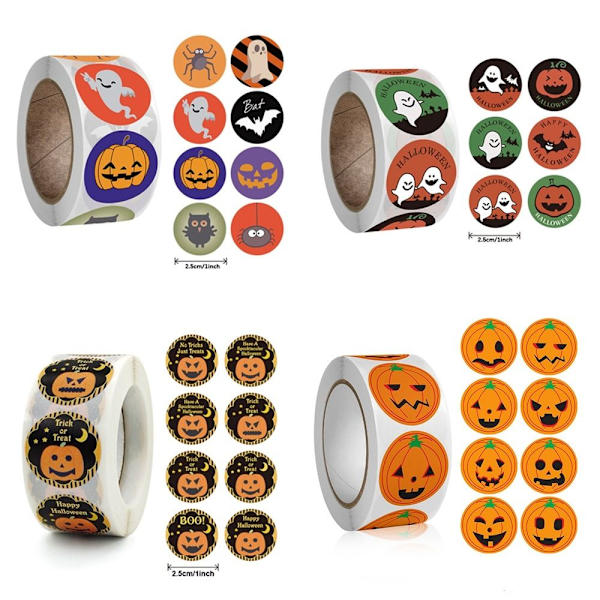 Halloween-tarrat Kurpitsa-tarrat STYLE 1 STYLE 1 Style 1