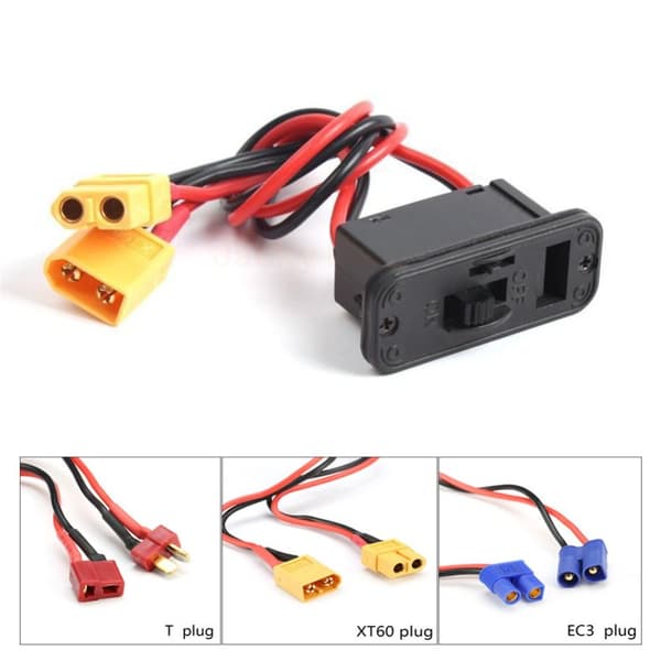 Batteriselebryter Lipo Batteribryter XT60 PLUG XT60 PLUG XT60 Plug