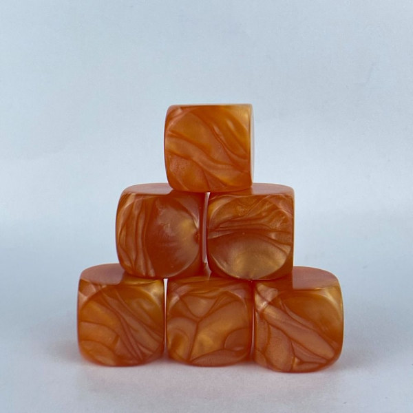10st/ set DND-tärningar Polyedriska tärningar ORANGE ORANGE Orange