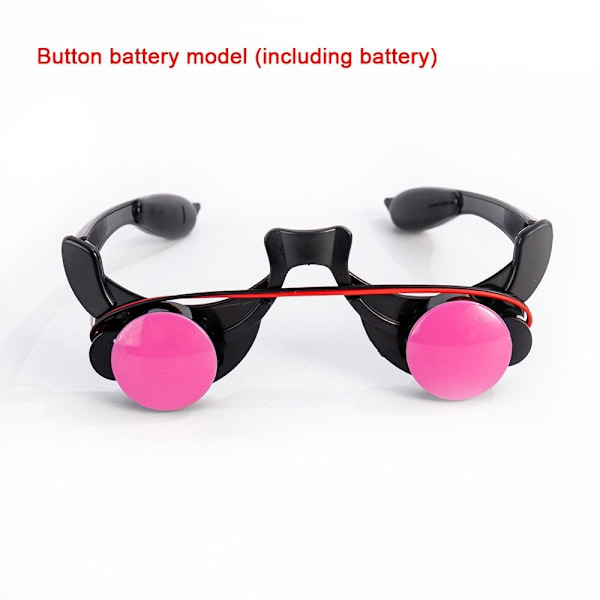 LED Eyewear Lysende Briller KNAPECELLE Button cell