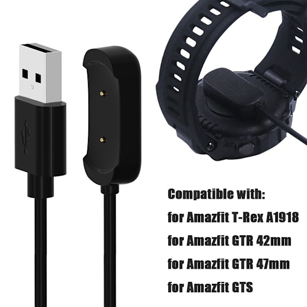 USB Oplader Ladekabel SORT black