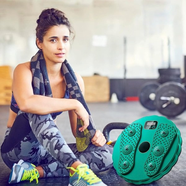 Waist Twisting Board Twisting Waist Disc VIHREÄ NORMAALI VERSIO Green Regular version-Regular version