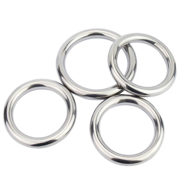15 stk Svejsede Runde Ringe Glat Solid O Ring 3X15MM 3x15mm