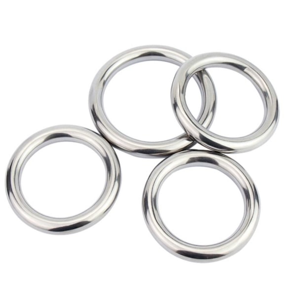 15stk Sveisede Runde Ringer Glatt Solid O-ring 4X20MM 4x20mm