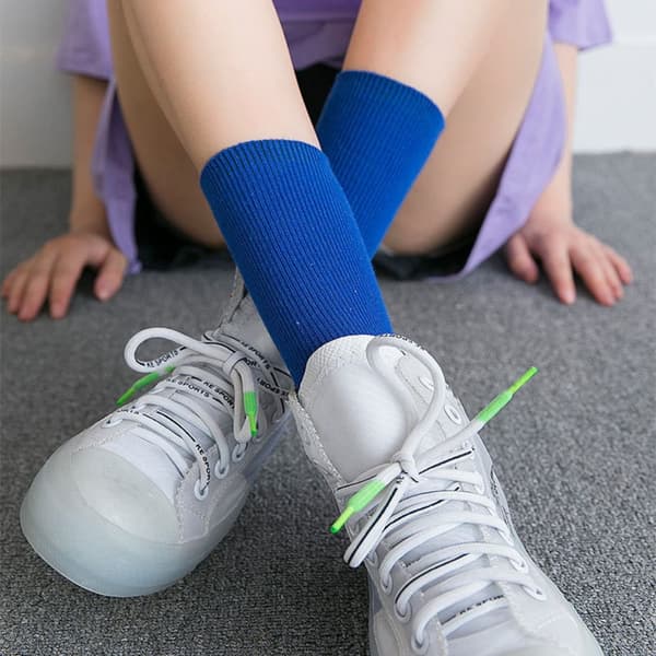 Medium Tube Socks Harajuku Pile Socks LYS GRÅ light grey