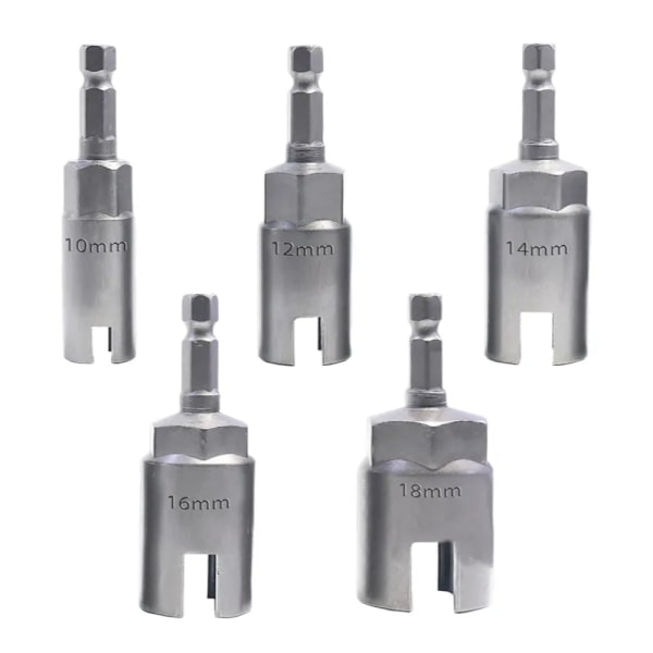 5 STK 1/4" Mutter Driver Wing Mutter Driver Spornøkkel sekskantskaft