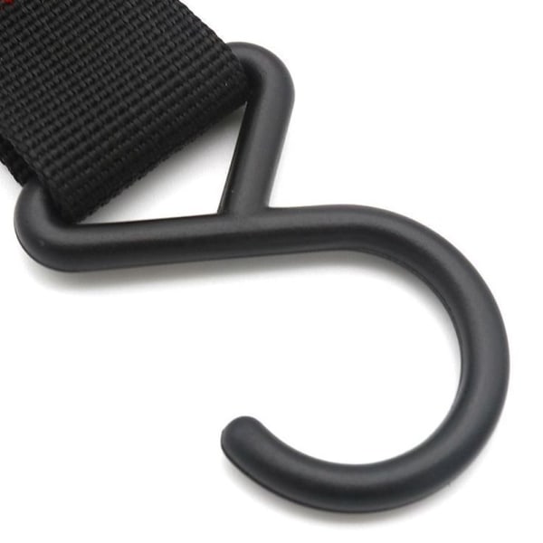1/2 stk Tactical Carabiner Bælte D-Ring Karabinhage SORT 1 STK. Black 1pcStyle 2-Style 2