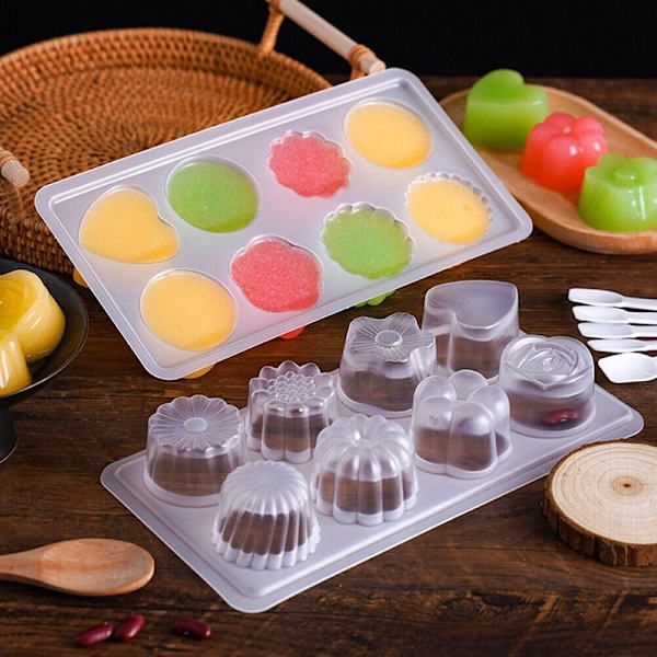 2 Stk Geléform Puddingform Isbiter Stempler