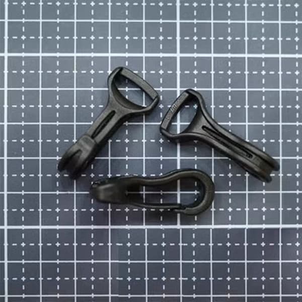 4 stk. stropper kroker snapspenner elastiske tau spenner