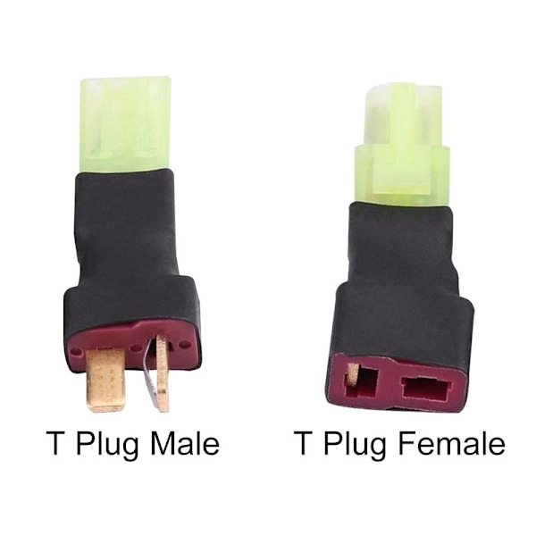 3 stk T Plug Into Mini til Tamiya Plug Adapter Connector T PLUG T Plug Female