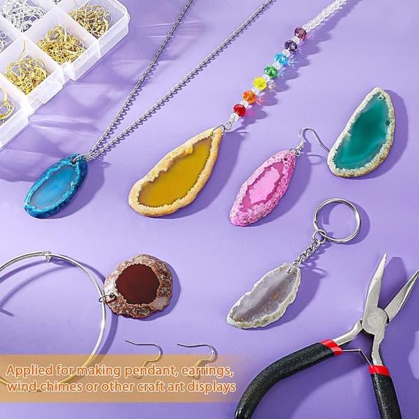 Agate Stone Agate anheng polerte steiner
