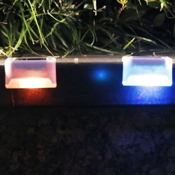 4kpl Deck Lights Polku Puutarha MULTICOLOR MULTICOLOR multicolor