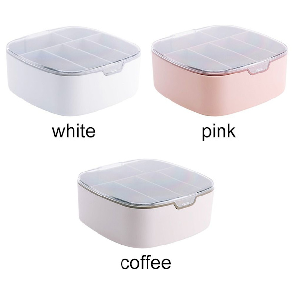 Datakabel förvaringsbox Organizer VIT white
