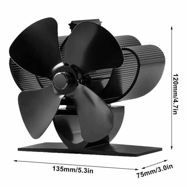 Spis Fläkt Öppen spis Fläkt SVART black