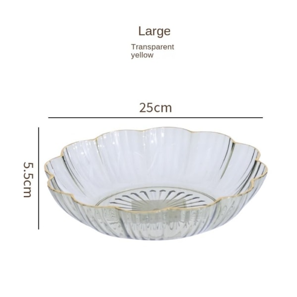Bordplader Serveringsplader GUL 25CM yellow 25cm